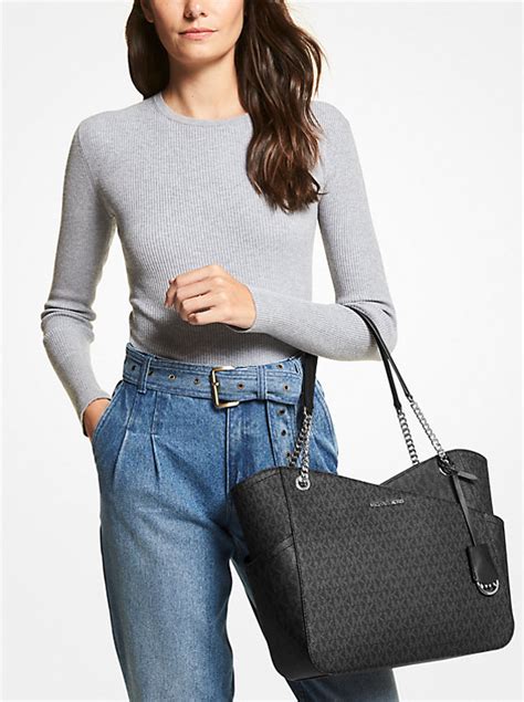 michael kors jet set logo tote reviews|Michael Kors jet set luggage.